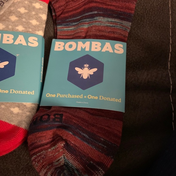 Bombas ladies ankle socks lot of 3 size large - Picture 3 of 5